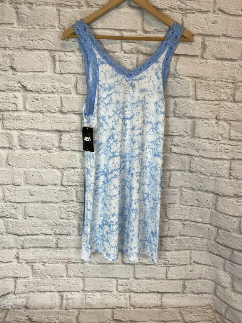 NEW Disney Star Wars Storm Trooper Womens Small Chemise Nightgown Sleepware  4ak - Picture 2 of 5
